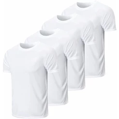 Kit 4 Camisetas Masculinas Lisas Básicas 100% Poliéster Sublimação Silkscreen