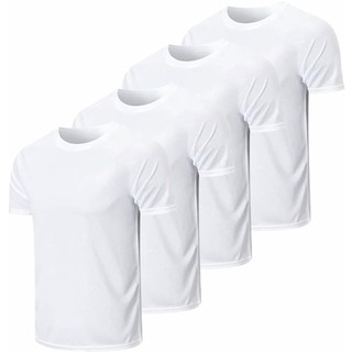 Kit 4 Camisetas Masculinas Lisas Básicas 100% Poliéster Sublimação Silkscreen