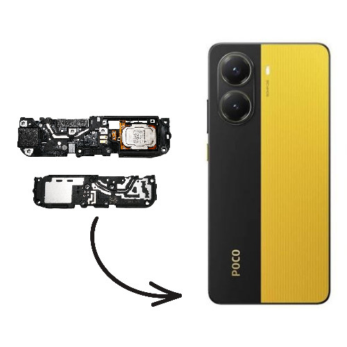 Alto Falante Poco X7 Pro 5G Buzzer Viva Voz Campanhia Original Encaixe Perfeito Alta Qualidade