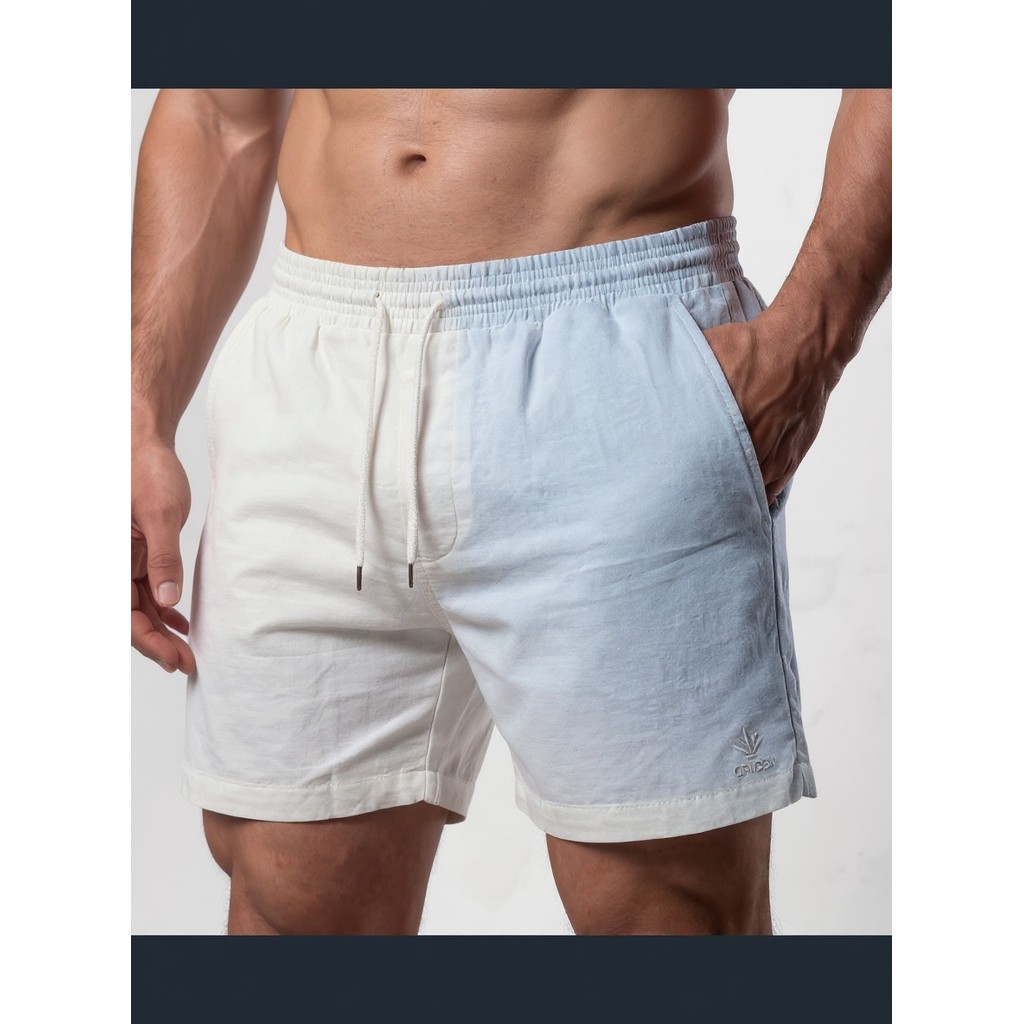 Kit 3 Bermudas Masculinas Linho Elastano Praiana Confortável Verão — Thigo Store