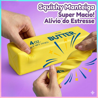 BUTTER Squishy Manteiga Brinquedo Alivia o estresse Livre de BPA Brinquedos de apertar