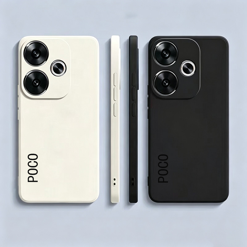 Capa Luxuosa De Telefone Para POCO F6 , De Silicone Macia À Prova De Poeira E Choque F5 Pro F3 F4 GT , Padrão De Impress
