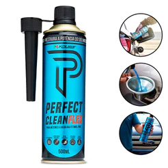 Perfect clean limpeza bicos injetores injeção indireta economia combustível 500ml