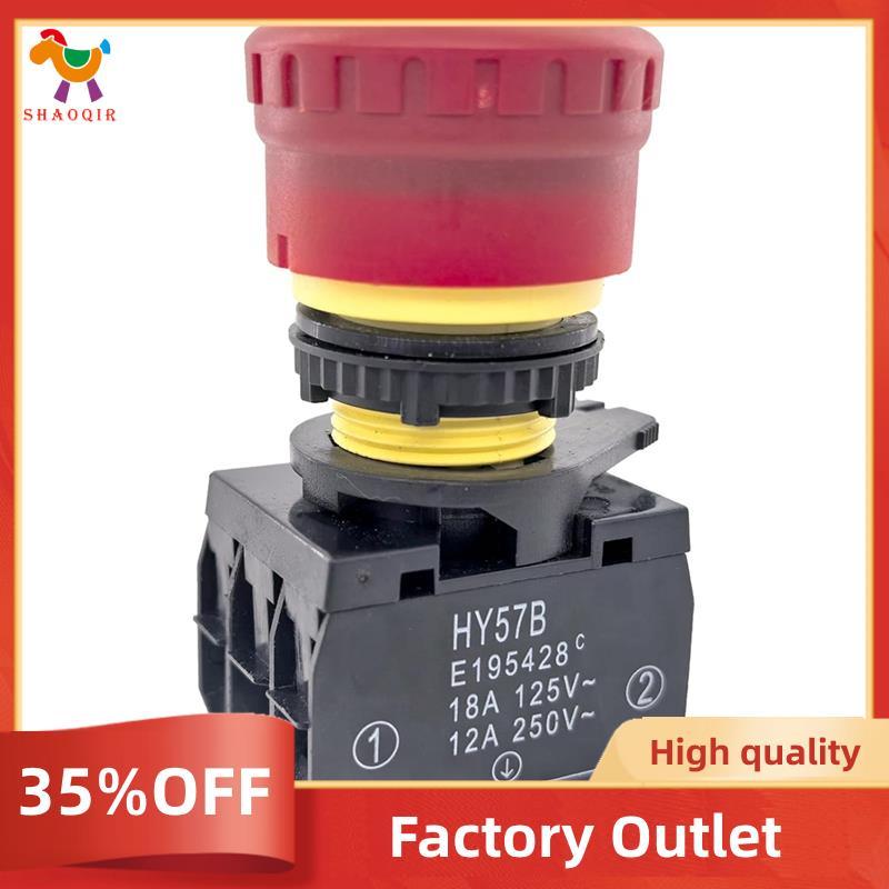 Interruptor De Parada De Emergência Industrial HY57B Botão Para Equipamentos De Eletrodomésticos Industriais