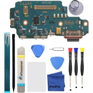 Kit de Substituição da Porta de Carregamento para Samsung Galaxy S22 Ultra 5G SM-S908U SM-S908U1 Conector Flexível USB p