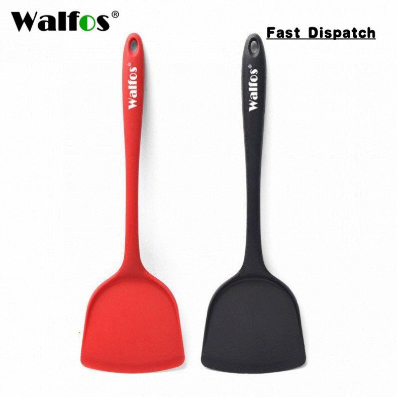 Espátula de Silicone Antiaderente Walfos com Cabo para Virar Alimentos DEIP