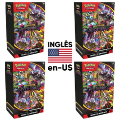 COMBO DE BOOSTER INGLÊS MINI BOX BUNDLE MEGAEVOLUTION PITCH BLACK ESCURIDÃO ABSOLUTA POKÉMON TCG US