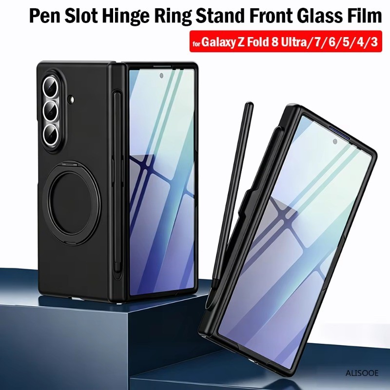Para Samsung Galaxy Z Fold 8 Ultra 7 6 5 4 3 Dobradiça De Caixa Com Caneta Stylu