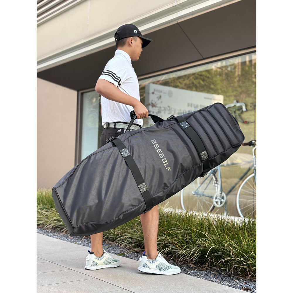 Versão coreana saco de golfe jaqueta superior grosso algodão avião capa de remessa à prova dwaterproof água anti-poeira 