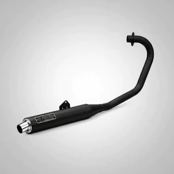 Escapamento Fan 160/ Start 160/ Titan 160 Ano 2016 2024 Modelo Fortuninha Preto