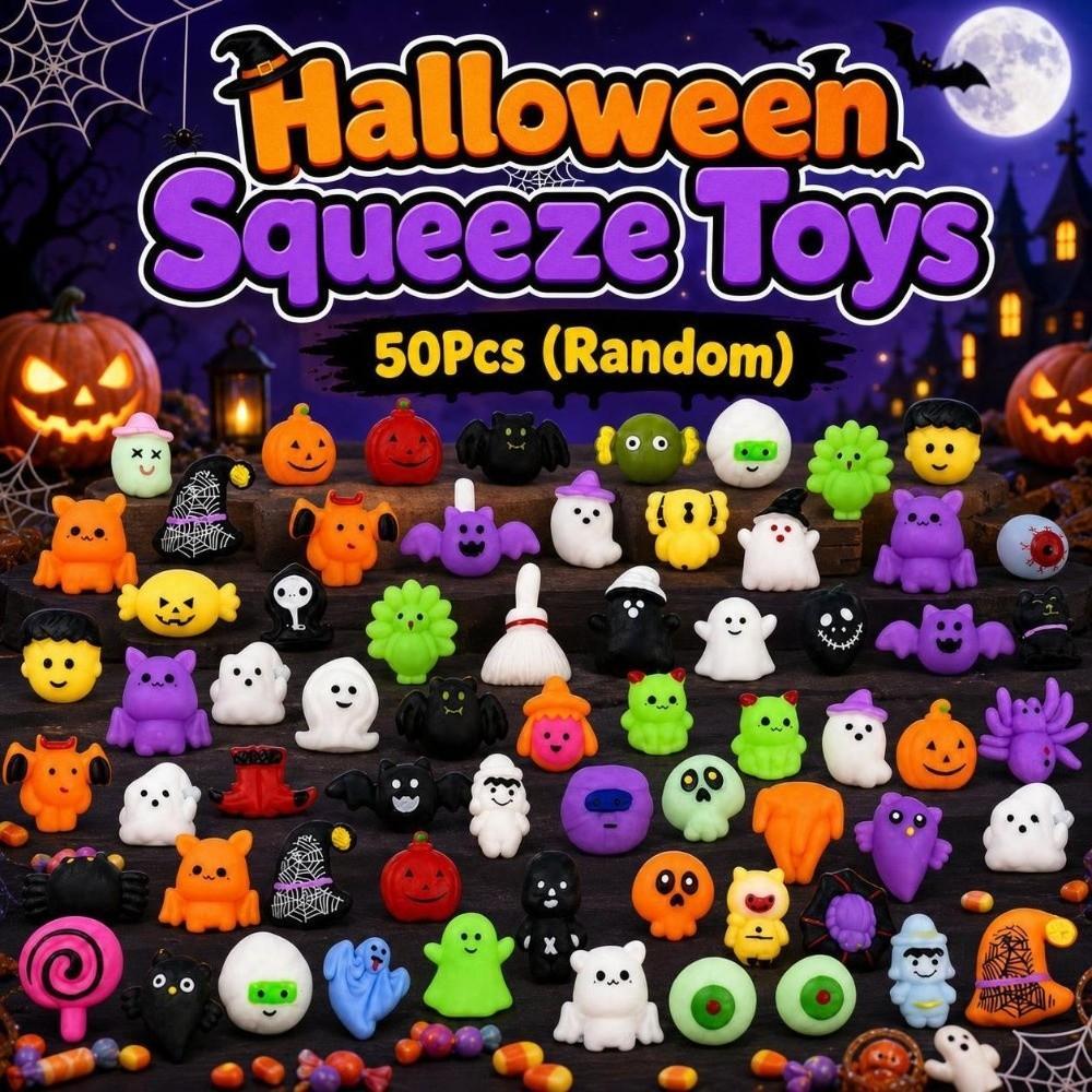 50 Pçs Brinquedo Mole Fantasma , Mini Brinquedos Aleatórios Do Aperto Dia Das Br