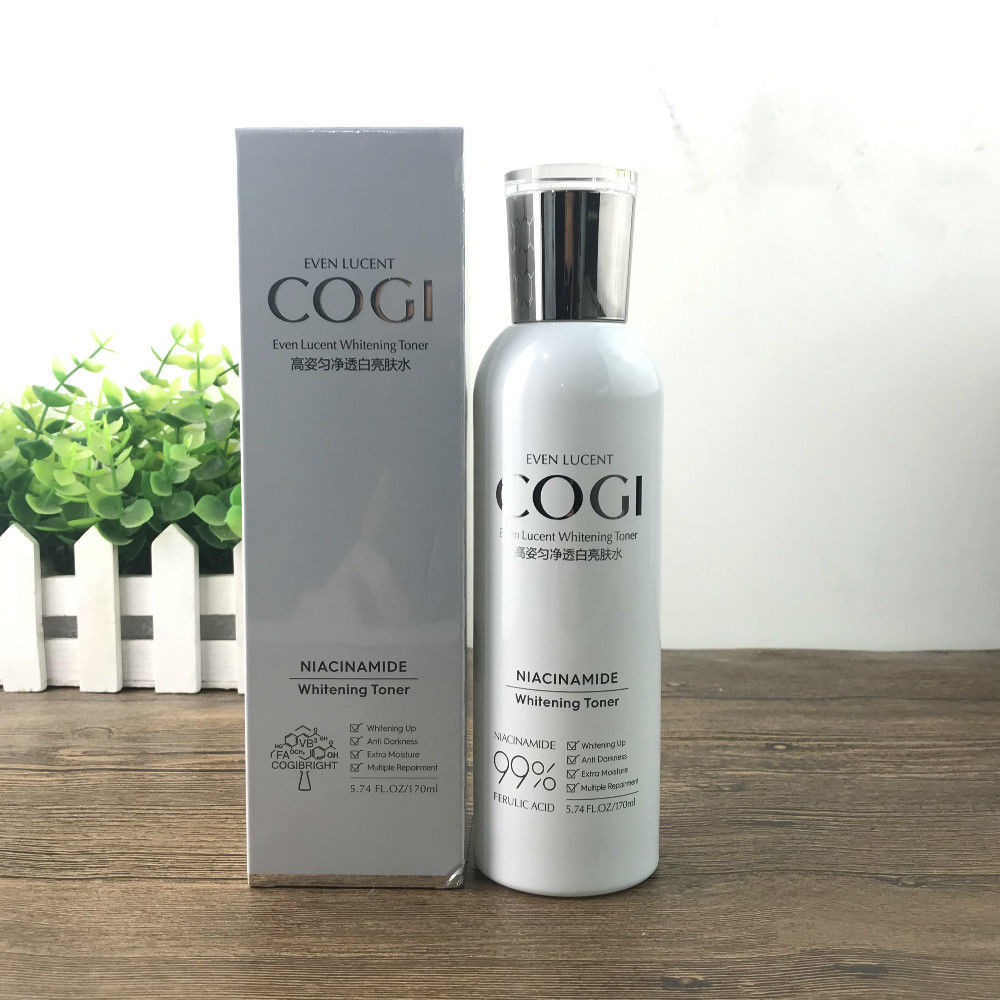 Kozi 99 toner clareador e iluminador uniforme, 170ml, toner clareador, hidratante, cuidados com a pele genuíno, toner de