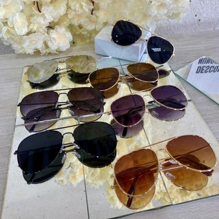 Óculos de Sol Aviador Unissex clássico Dourado Preto Masculino Feminino Diversas cores