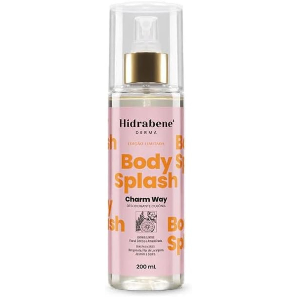 Body Splash Charm Way Hidrabene 200ml