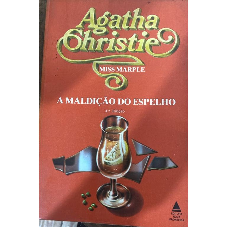 Livro A Maldição Do Espelho de Agatha Christie