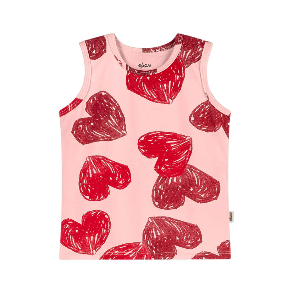 Regata Infantil Menina Cotton Estampa Elian Rosa