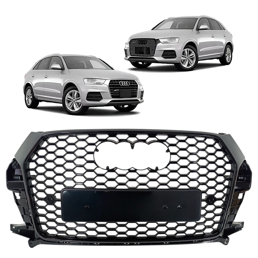 Grade Superior Dianteira Black Piano Rsq3 Audi Q3 2016 2017 2018 2019 Novo 8U0853651N1QP 8U0853653M