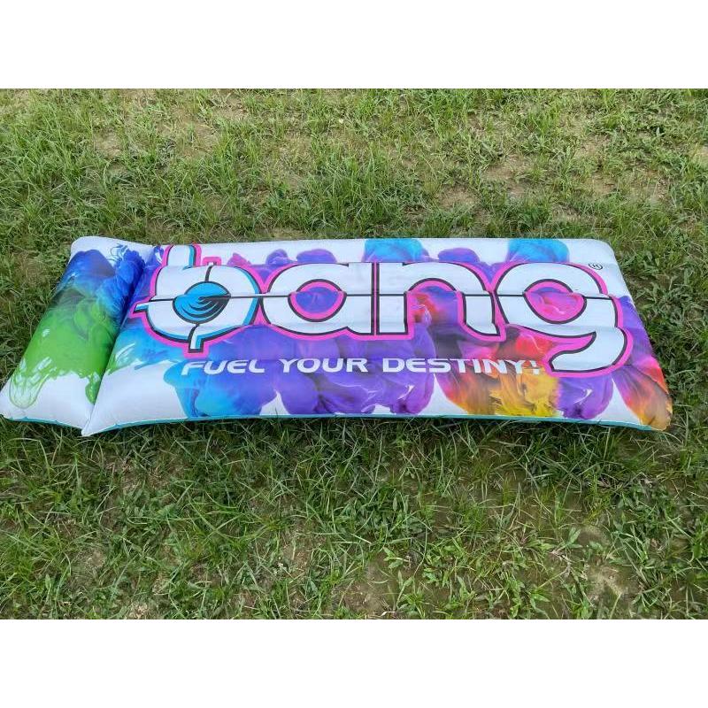 Grosso Oversized adulto 185CM água inflável flutuante linha BANG frutas cama flutuante reclinável praia esteira