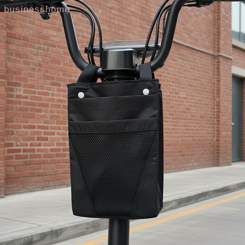 < busines > Saco De Armazenamento De Bicicleta De Ajuste Universal Destacável Cesta De Guiador Dianteiro Poeta De Grande