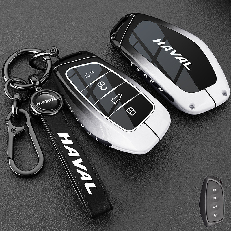 Capa de Chave Haval H6 Nova 2025, Quarta Geração, Modelos 18-24, Capa de Chave de Carro em Metal para Haval H6 Terceira 