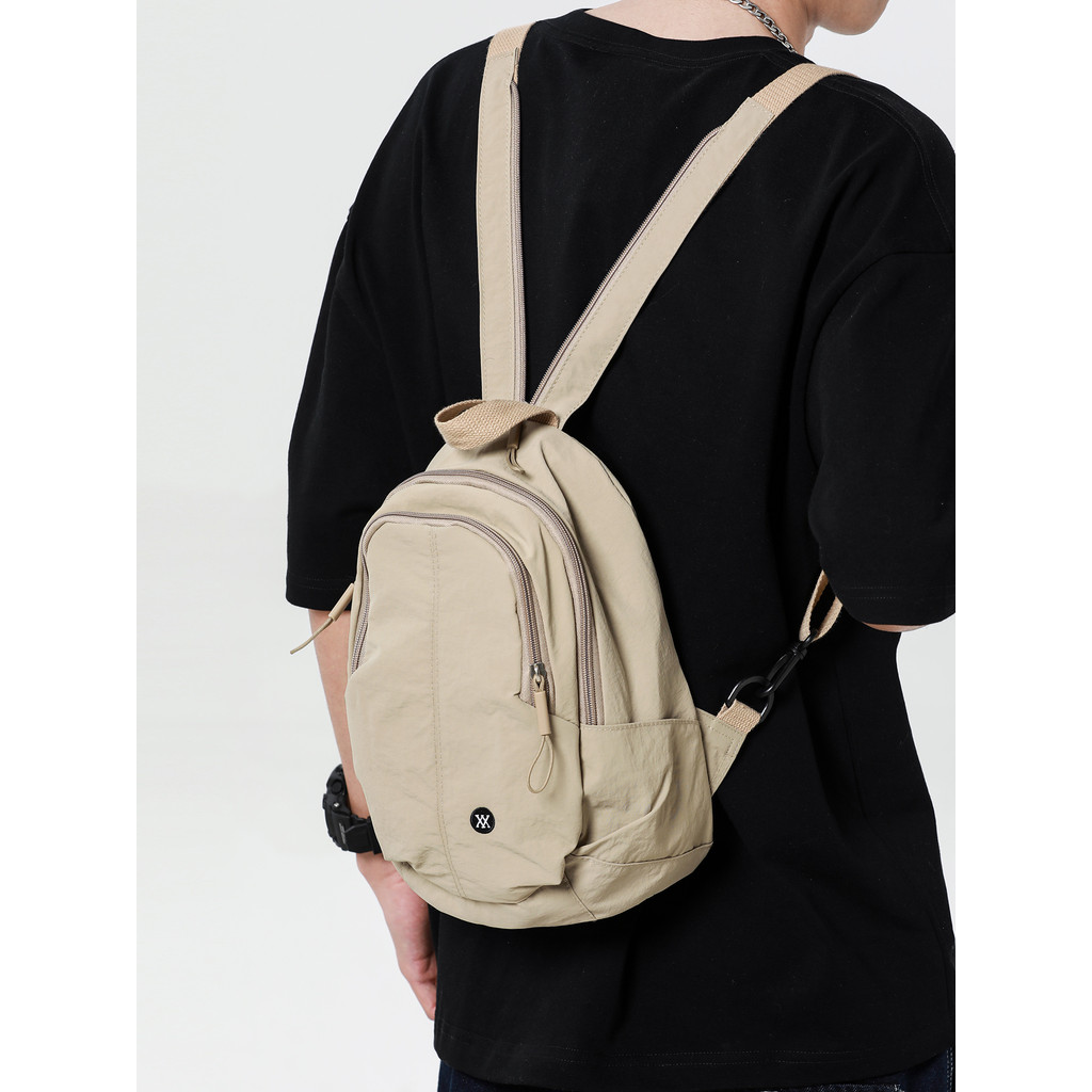Saco de peito de dupla utilização esportes ao ar livre saco de viagem pequena mochila feminina lazer rua Wear caminhadas