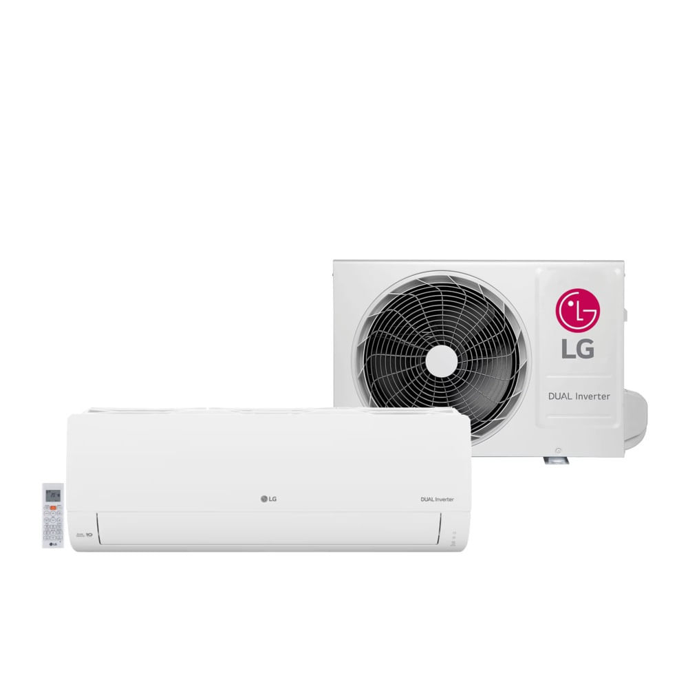 Ar Condicionado Split Inverter AI Dual Inverter Compact LG 9000 BTU/h Frio 220 Volts | S3-Q09AAQAK