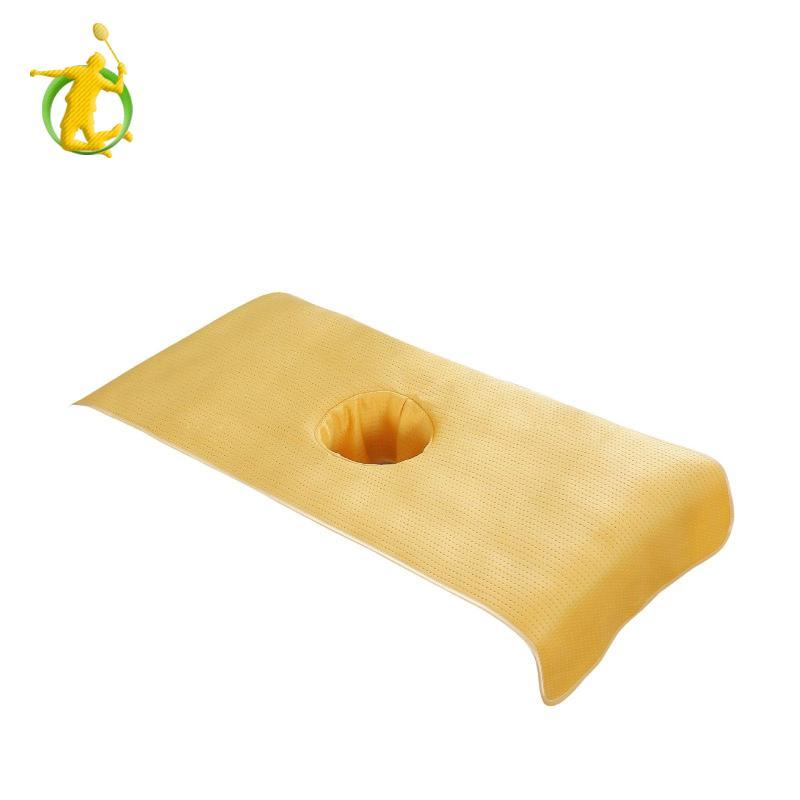 [Asiyy] Toalha De Mesa De Massagem Com Furo Facial Lavável À Máquina Cama Buraco Flanela Macia E Confortável Cortina De 
