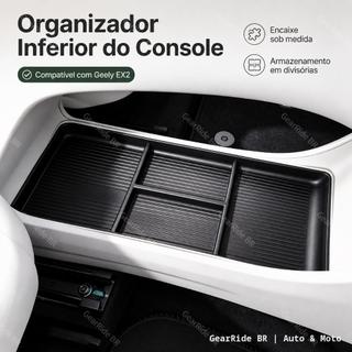 Bandeja de Armazenamento Console Central Geely EX2 Organizador Porta Objetos Apoio de Braço Acessório Interior Carro