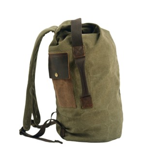 Saco de capacete completo saco de lona saco de ciclismo couro genuíno lazer saco de viagem saco de escola Retro mochila 
