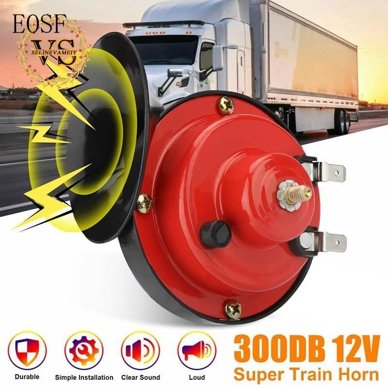 Buzina Elétrica Universal 300DB 12V Super Alta e Impermeável para Motocicleta, Caminhão, SUV, Barco CIKF