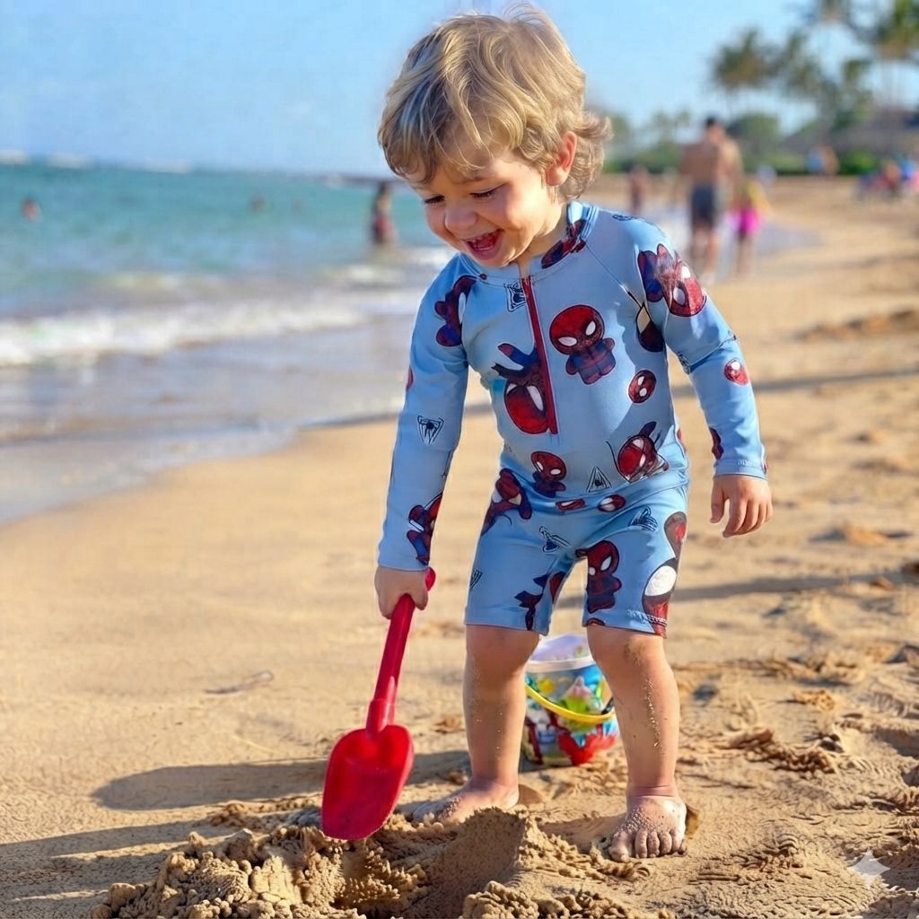 Macacão Macaquinho Masculino Moda Praia Roupa de Piscina e Natação Menino