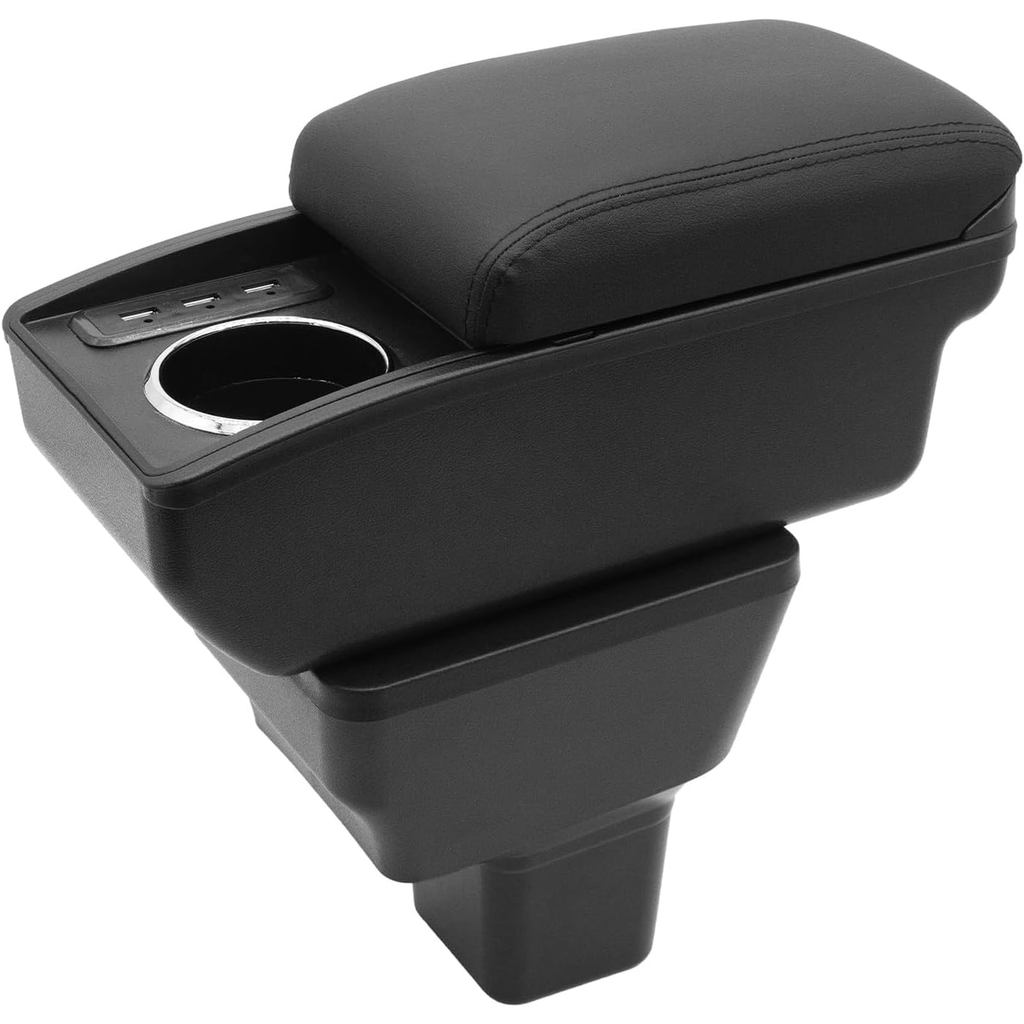 YJYWZH Caixa De Armazenamento De Apoio De Braço De Carro Para Nissan Almera Versa 2020-2024 Organizadora De Console Cent