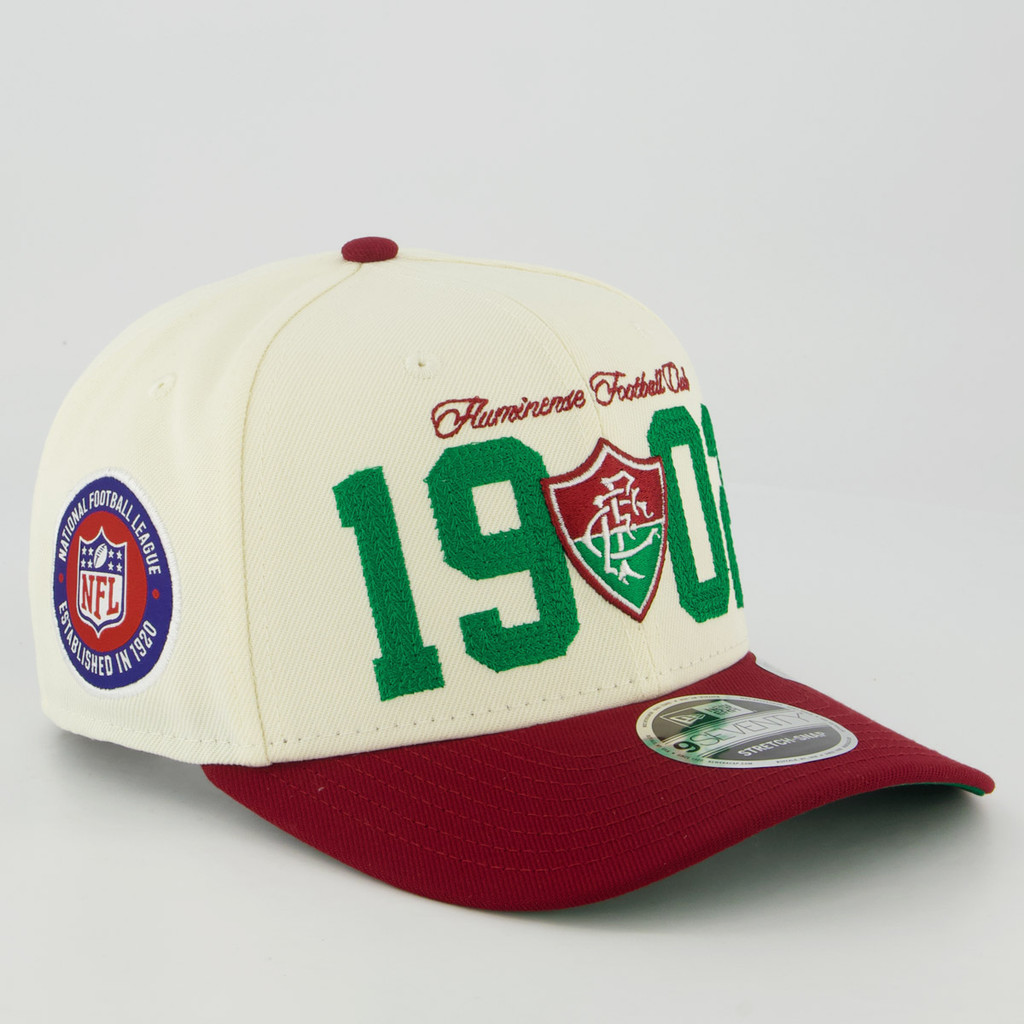 Boné New Era Fluminense 970 NFL Brasil Game 2026 1902 Off White — imagem 2 de 2