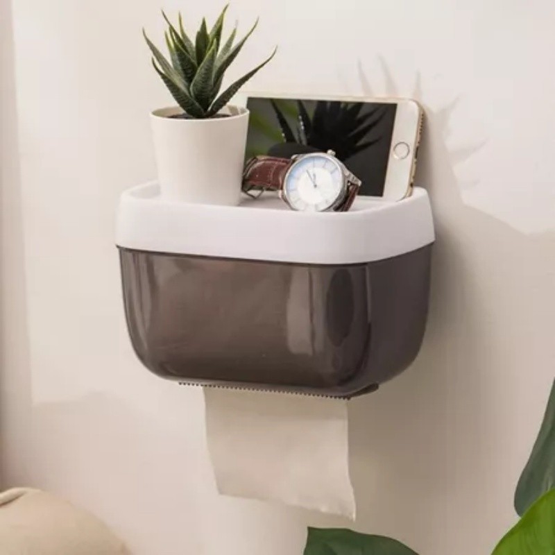 Porta Papel Higienico De Parede Adesivo Sem Furar Banheiro