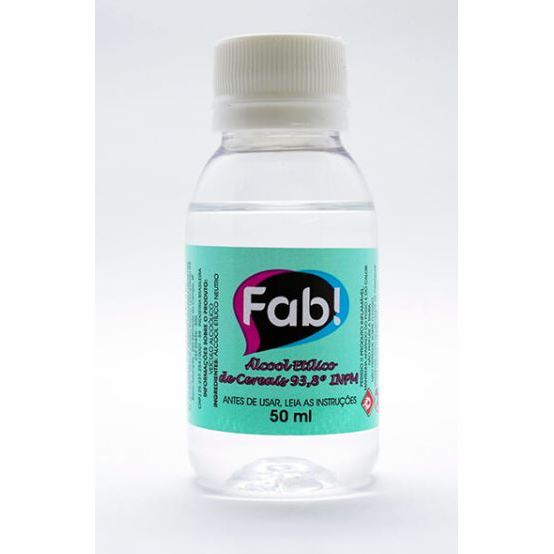 Álcool de Cereais 50ml -  Fab!