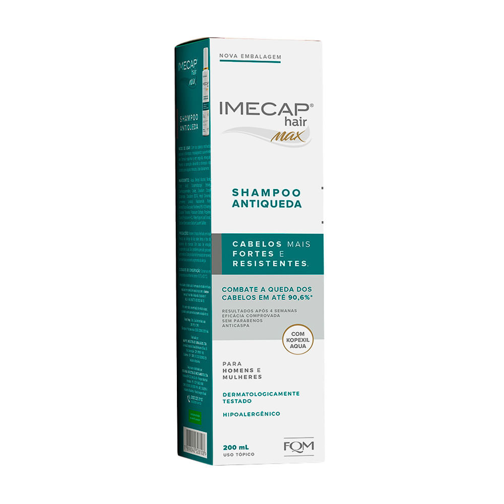 Shampoo Antiqueda Imecap Hair Max 200ml