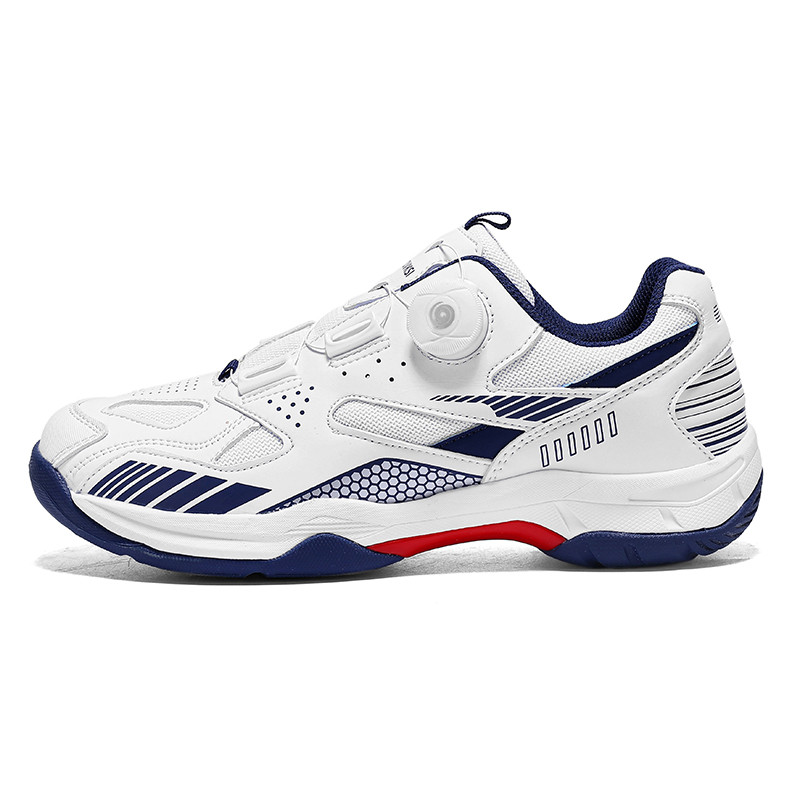 Botão rendas sapatos de badminton sola de tendão de carne antiderrapante Net badminton Universal treinamento de casal