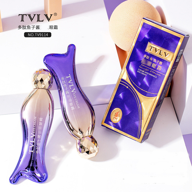 Peptídeo Caviar Creme para os Olhos Olheiras Massagem para os Olhos Rollerball Creme para os Olhos