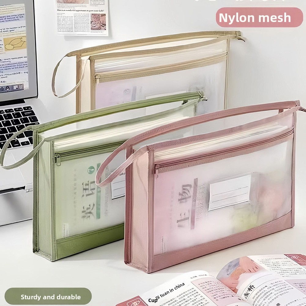 Bolsa Organizadora De Arquivos Portátil , Design Translúcido Para Visibilidade Rápida , Arquivamento Doméstico/Escritóri