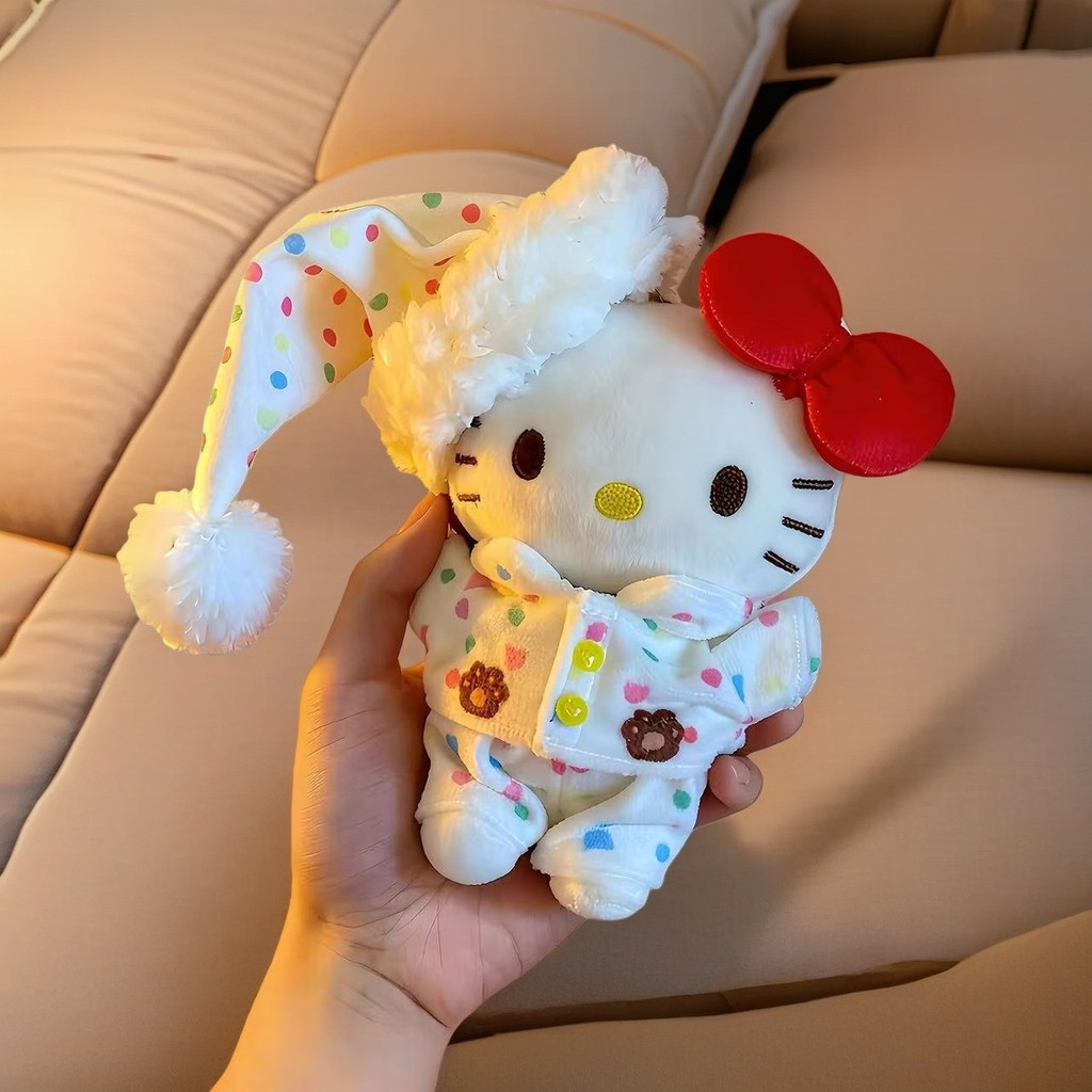 Boneca fofa, pelúcia, brinquedo de pelúcia, roupa para boneca Labubu, roupa para boneca Hello Kitty, presente de anivers