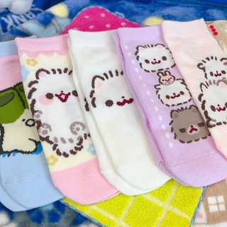 Primavera verão novos produtos exportação japonês tubo curto meias femininas bonito doce cor meias femininas bonito gato