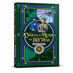 Livro A Volta ao Mundo em 80 Dias Edição Supreme Capa Dura com Al