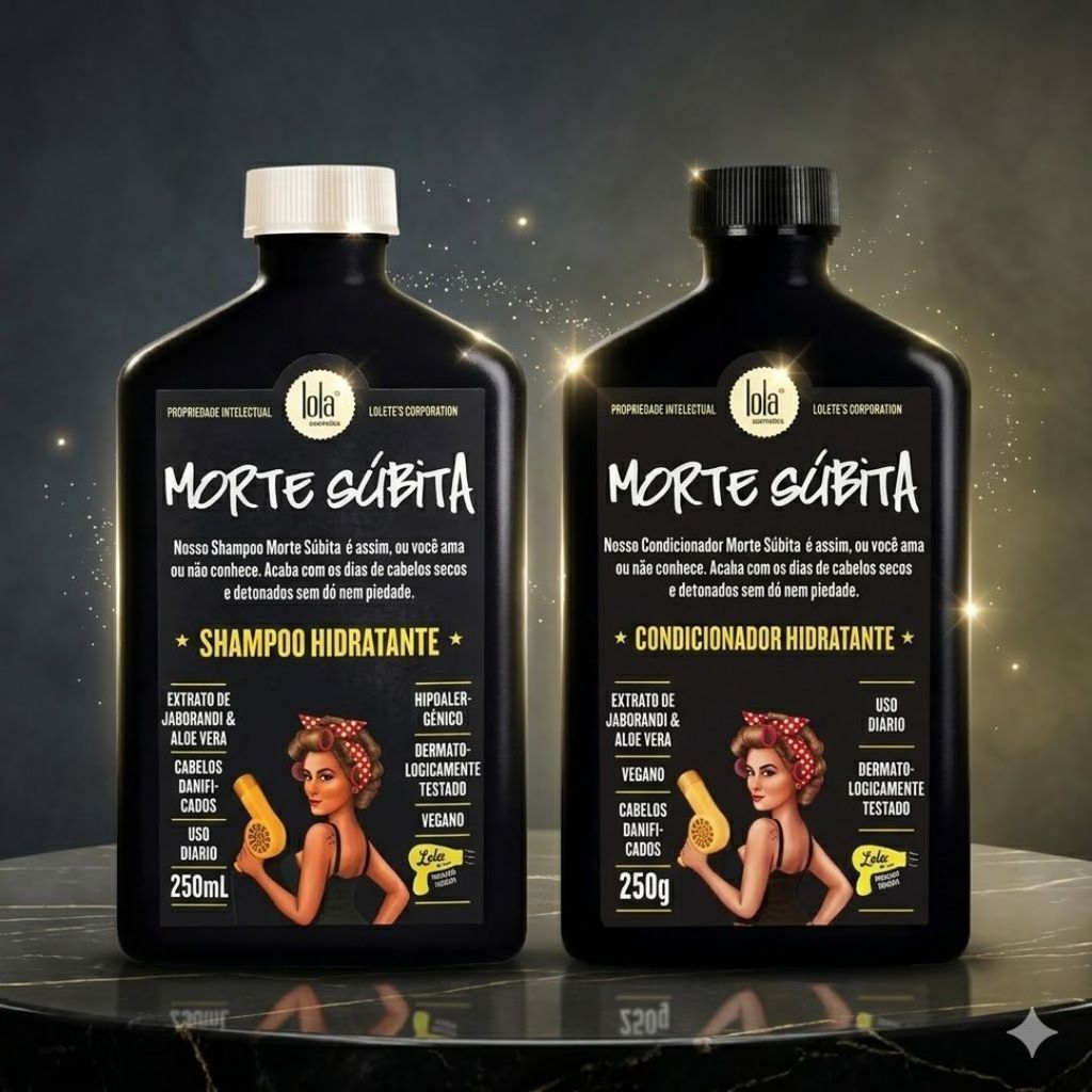 Kit Hidratação Morte Súbita - Shampoo 250ml + Condicionador 250ml - Lola Cosmetics — imagem 2 de 2
