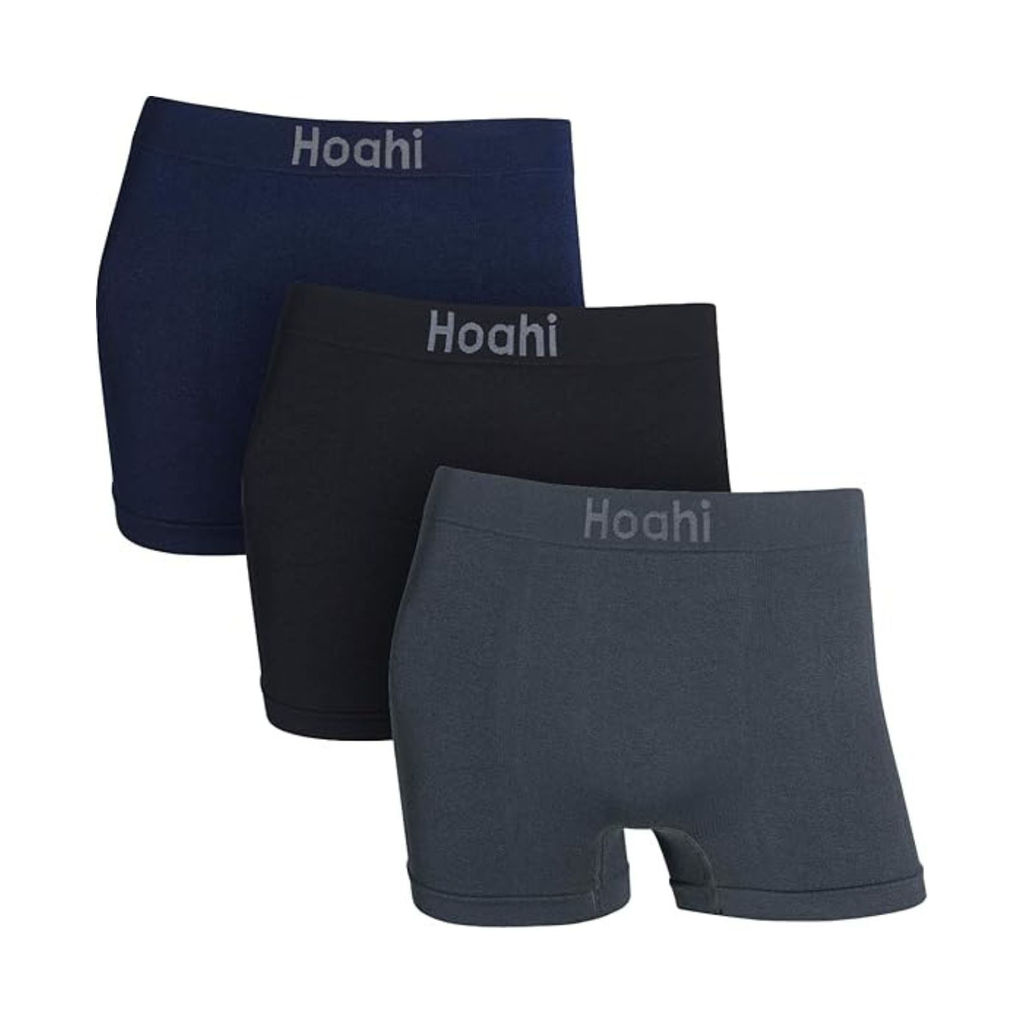 Kit 3 Cuecas Boxer De Poliamida Sem Costura Hoahi Unica