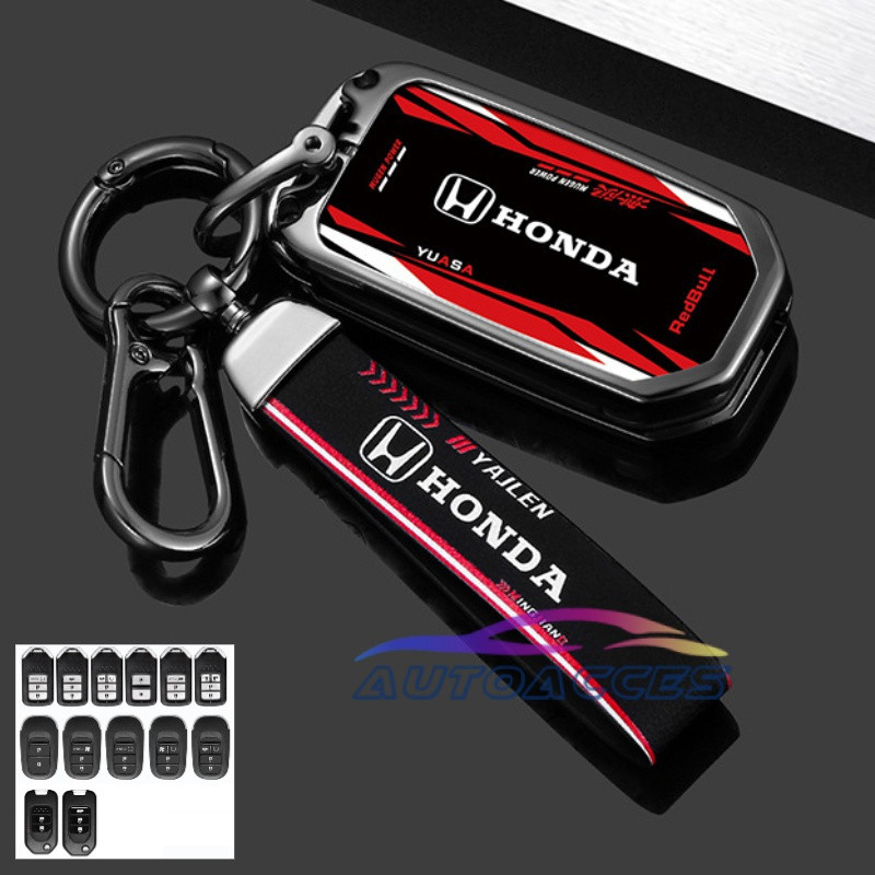 Capa protetora completa para chave remota, Honda City Accord G10 HEV Civic FC FE 1.5E 1.5V 1.5RS HRV Jazz 2018 2016 Crv 