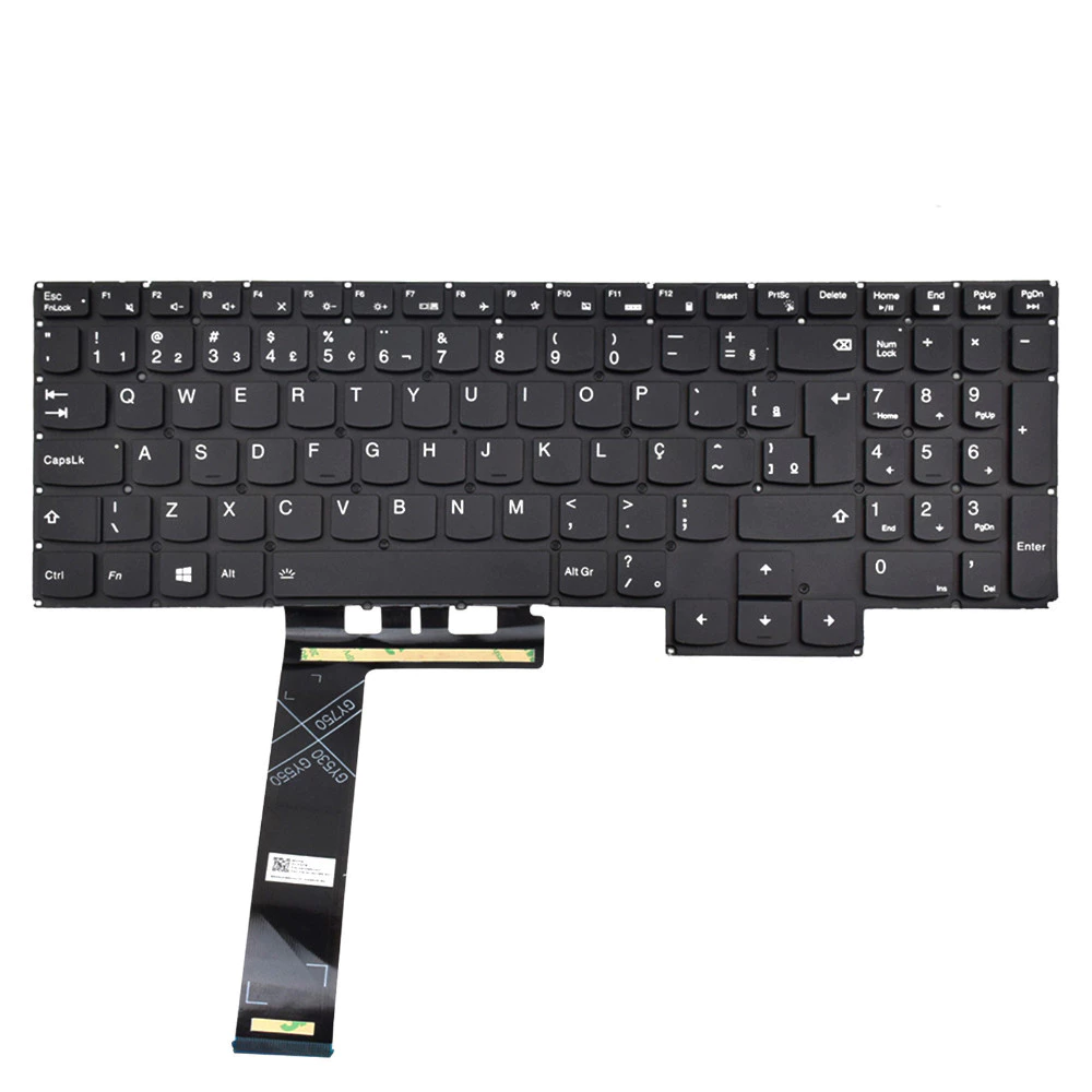 Teclado para Notebook compatível com Lenovo Gaming 3I ABNT2