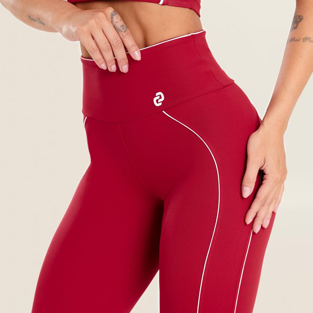 Legging Artic Vermelho Rubi Poliamida — imagem 2 de 2