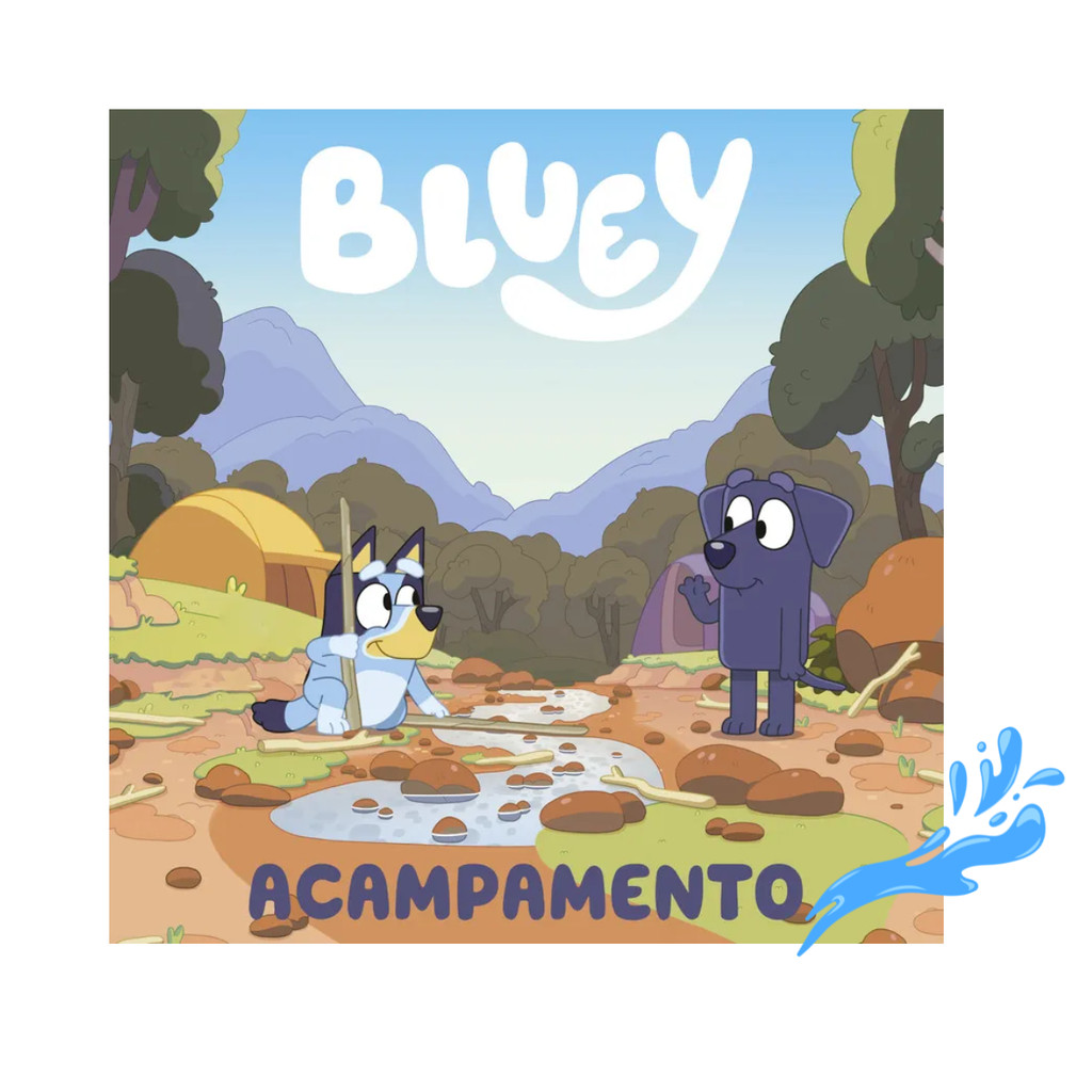 Bluey Livro de História - Acampamento - Editora On Line
