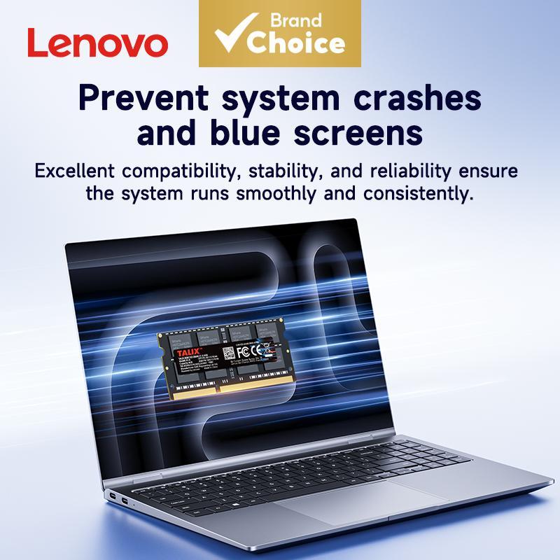 Lenovo DDR3 RAM para laptop de 8 GB 1600 MHz, desempenho rápido e estável, memória aprimorada