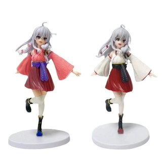 21 cm, «Magical Girl Madoka Magica»: a jornada de Elena, modelo decorativo em PVC, com design de kimono em tons de rosa 